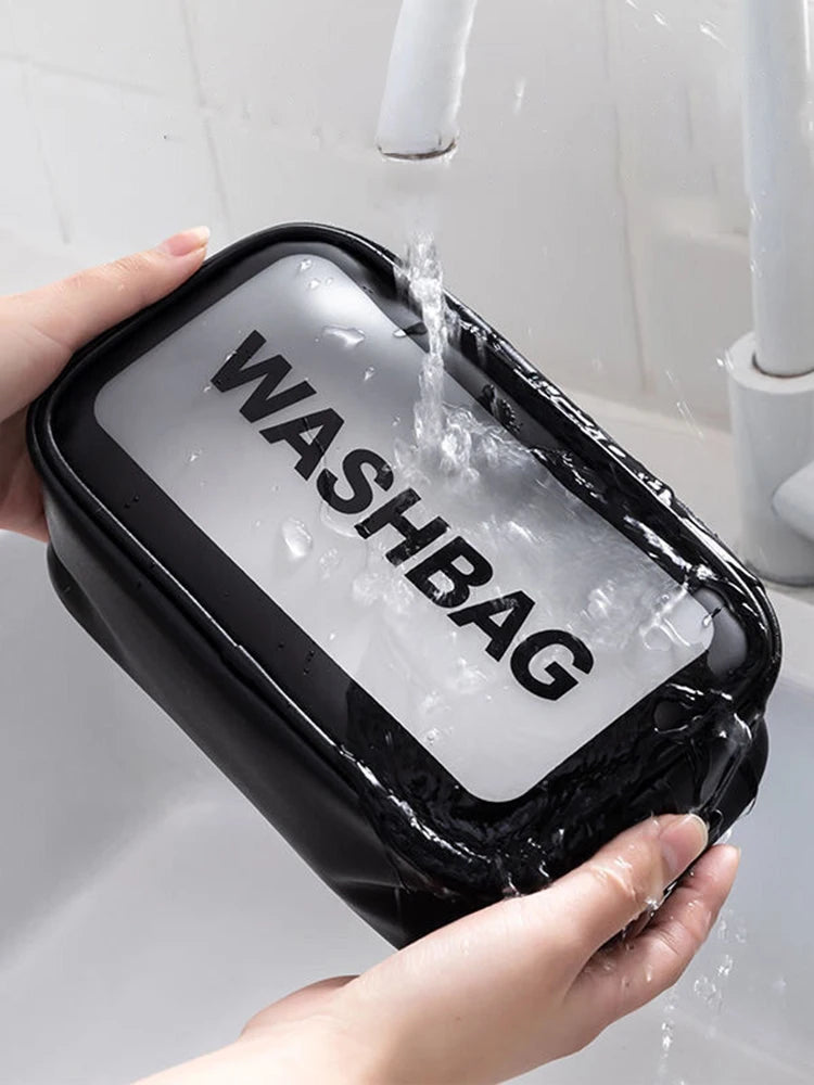 3-in-1 Transparent Travel Makeup Bags