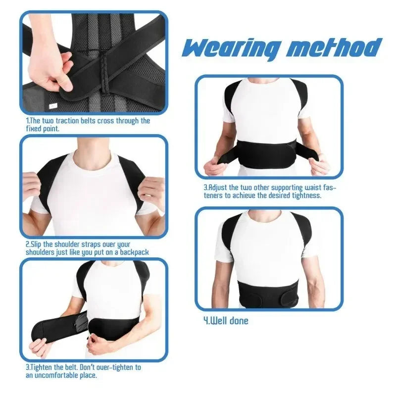 Adjustable Kids' Posture Corrector Belt