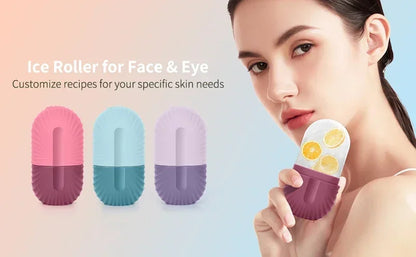 Cool Sculpt Ice Cube Face Roller – For Glow, Contour & Calm Skin