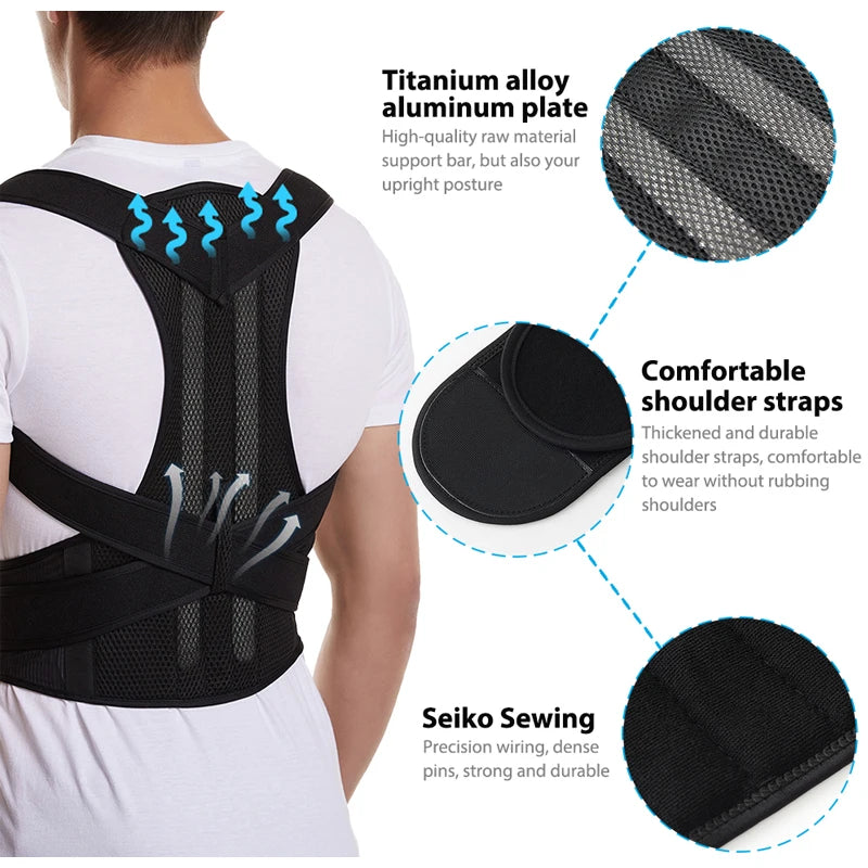 Adjustable Women’s Posture Corrector Belt