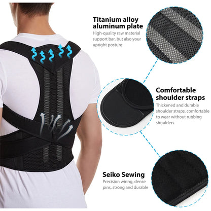 Adjustable Women’s Posture Corrector Belt
