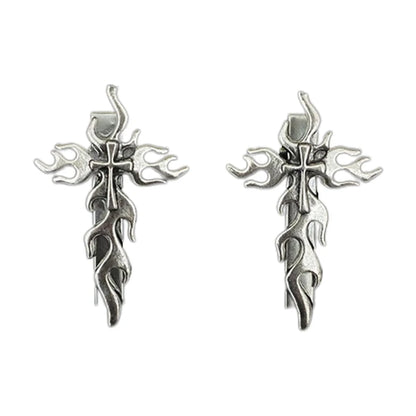 Punk Cross Skull Hair Clips - Halloween Special