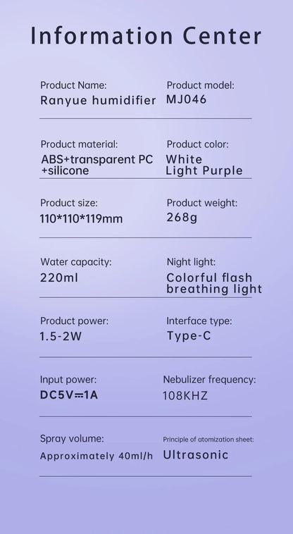 Space Capsule USB Humidifier