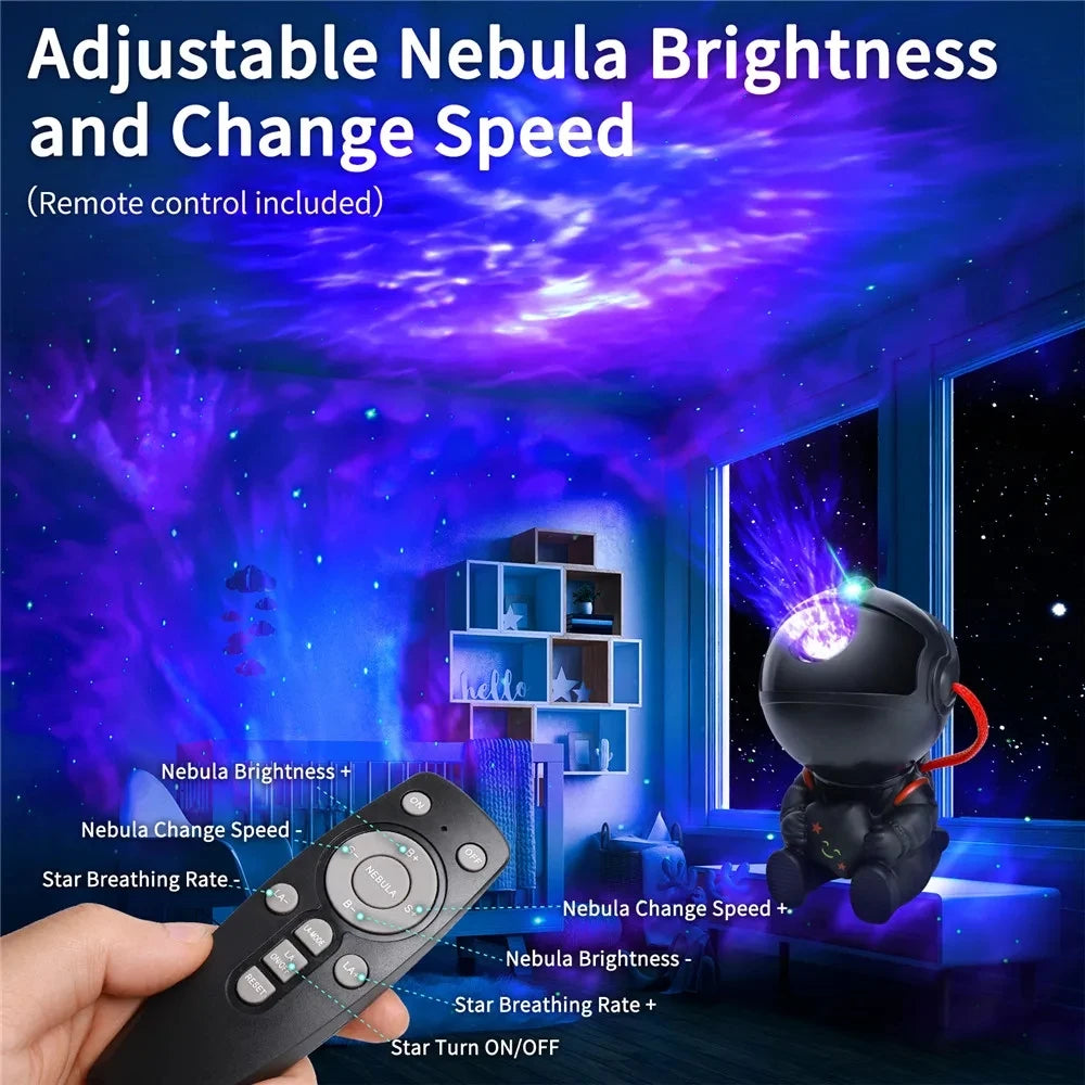 Astronaut Galaxy Projector Light – Starry Skies in Your Room