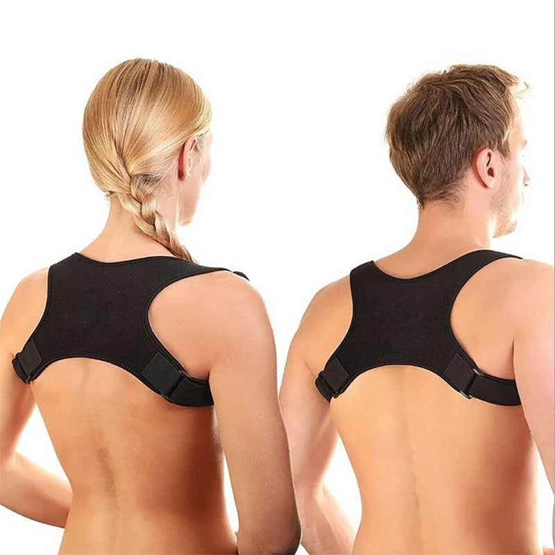 Adjustable Posture Corrector Belt – Upper Back & Shoulder Support