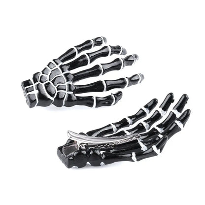 Skeleton Hand Hair Clips (1/2 Pcs)for Halloween