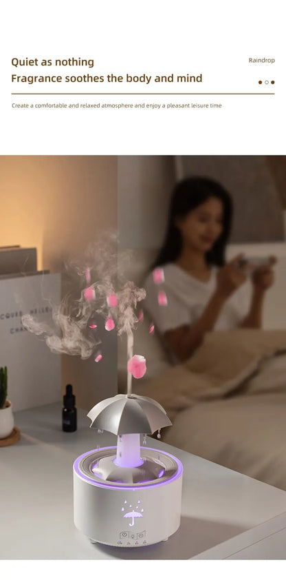 CloudRain Mist Diffuser – Raindrop Humidifier