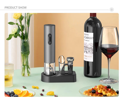 Electric Wine Opener Gift Set