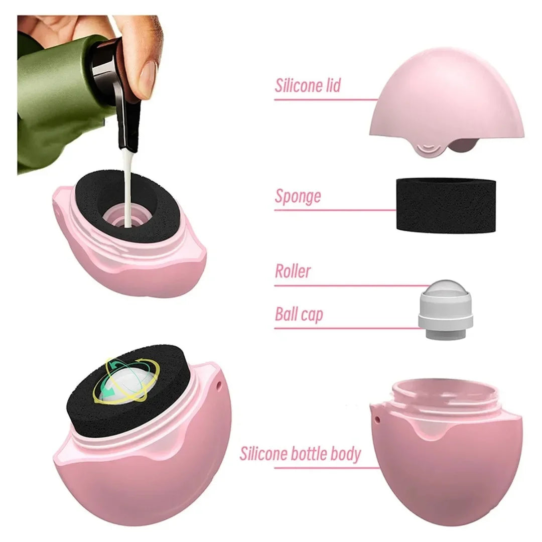 Refillable Suncream Applicator – Mess-Free, Roll-On Lotion Tool