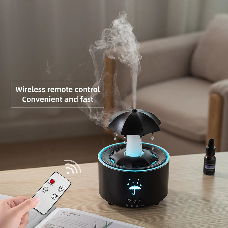 CloudRain Mist Diffuser – Raindrop Humidifier