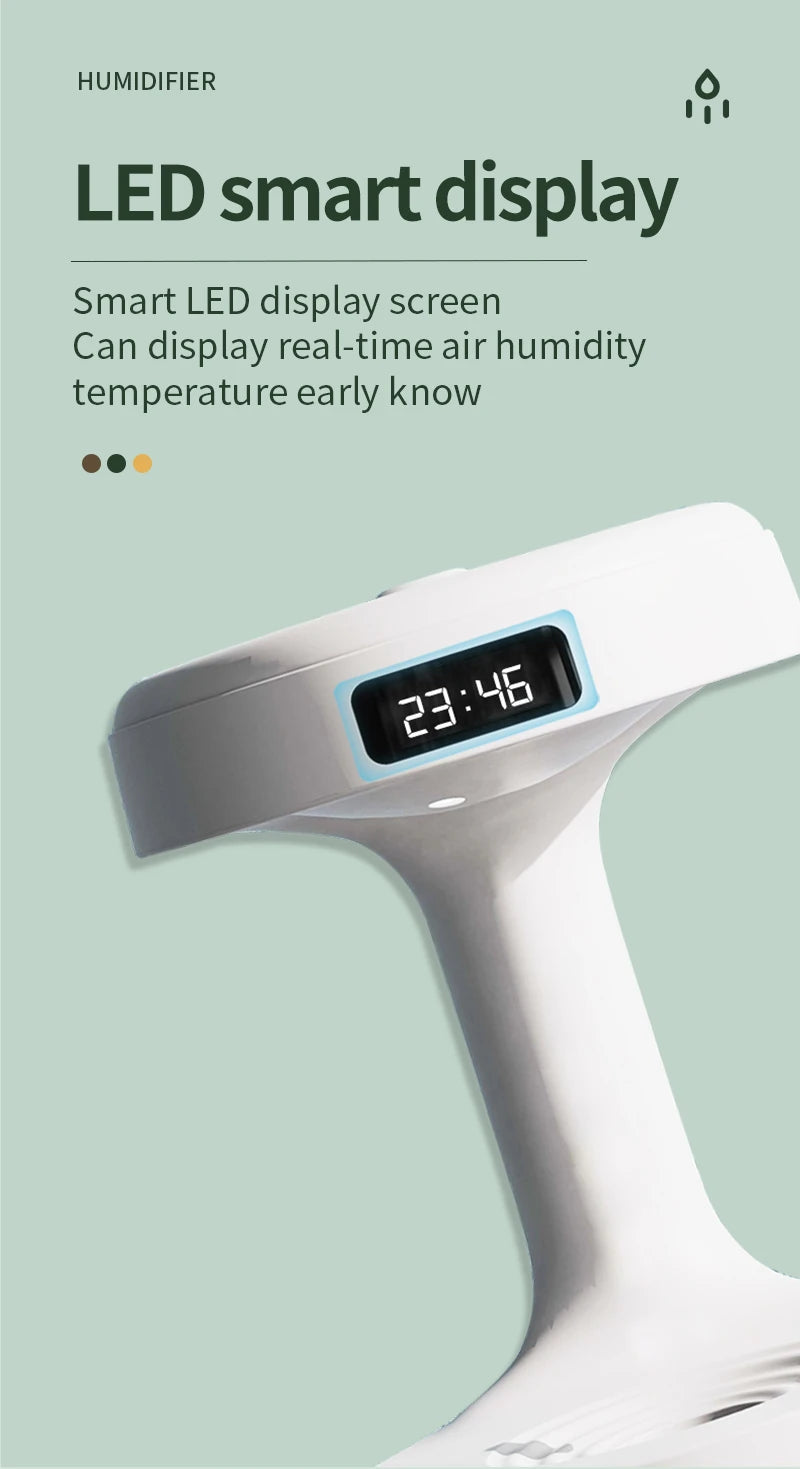 Anti-Gravity Silent Mist Humidifier