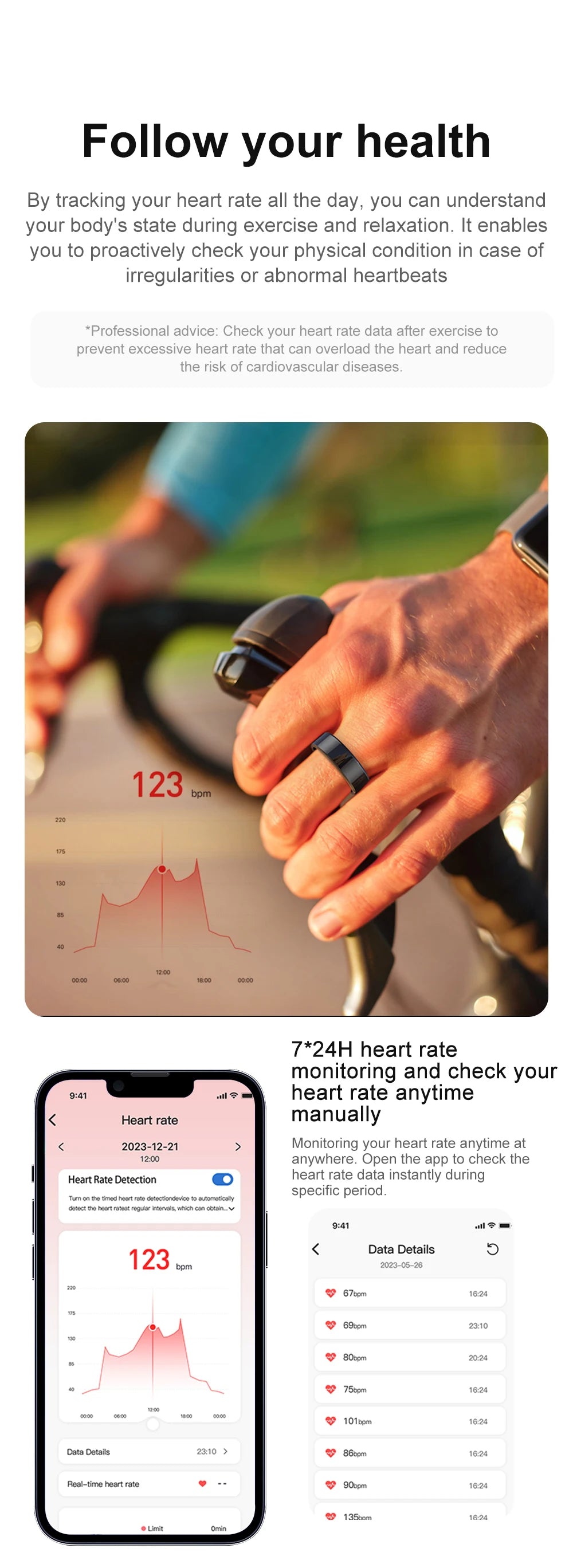 COLMI R02 Smart Ring – Military-Grade Titanium, 24/7 Health Monitoring, IP68 Waterproof