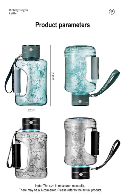 1.5L Hydrogen Water Bottle  | Boost Energy, Detox & Radiate Naturally