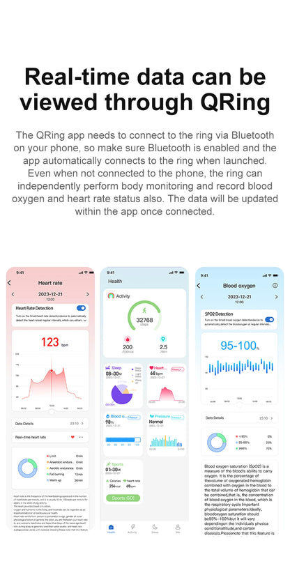 COLMI R02 Smart Ring – Military-Grade Titanium, 24/7 Health Monitoring, IP68 Waterproof