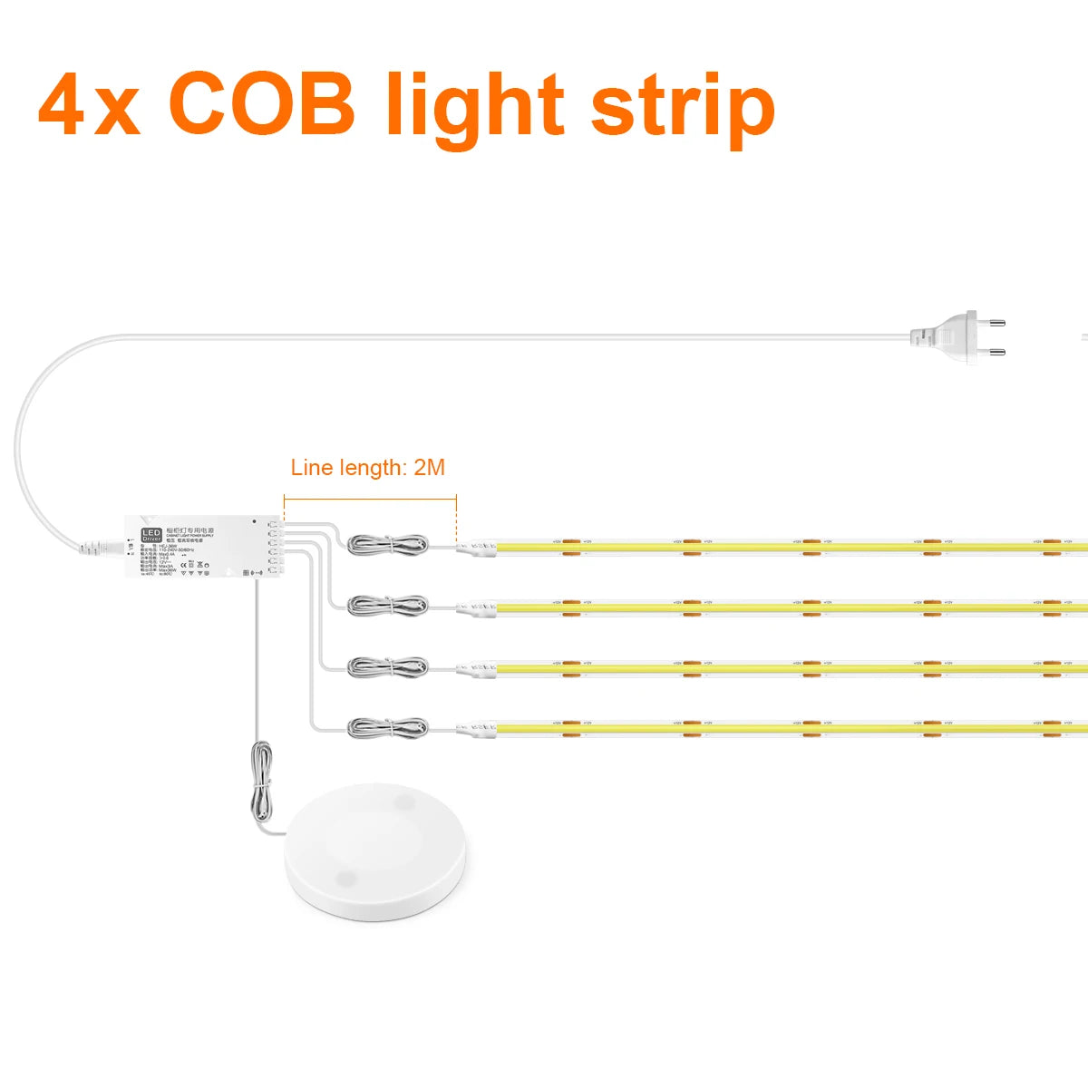 Invisible Touch LED Strip Light