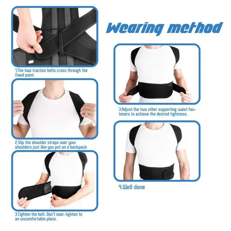 Adjustable Back Posture Corrector for Kids & Teens