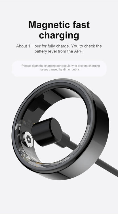COLMI R02 Smart Ring – Military-Grade Titanium, 24/7 Health Monitoring, IP68 Waterproof