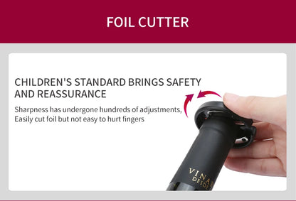 4-in-1 USB Rechargeable Wine Opener Set