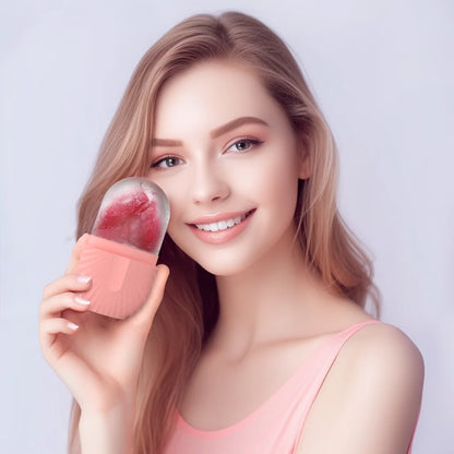 Cool Sculpt Ice Cube Face Roller – For Glow, Contour & Calm Skin
