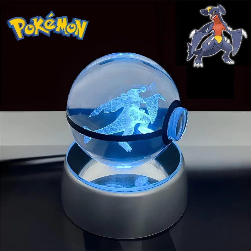 3D Pokémon Crystal Ball Night Light