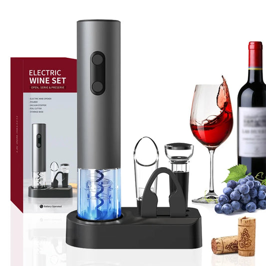 Electric Wine Opener Gift Set