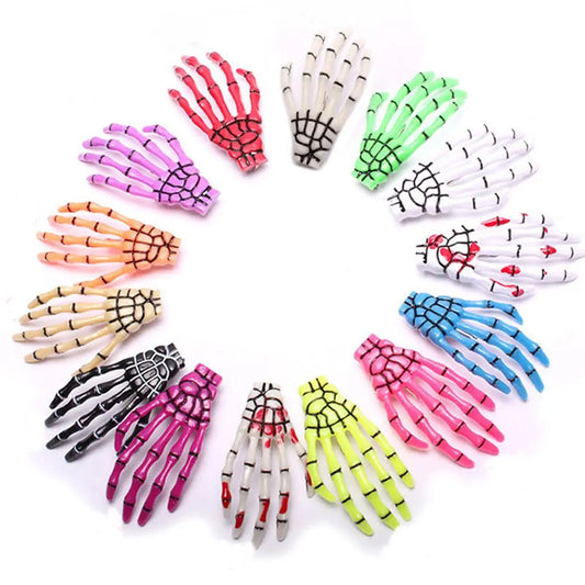 Skeleton Hand Hair Clips (1/2 Pcs)for Halloween