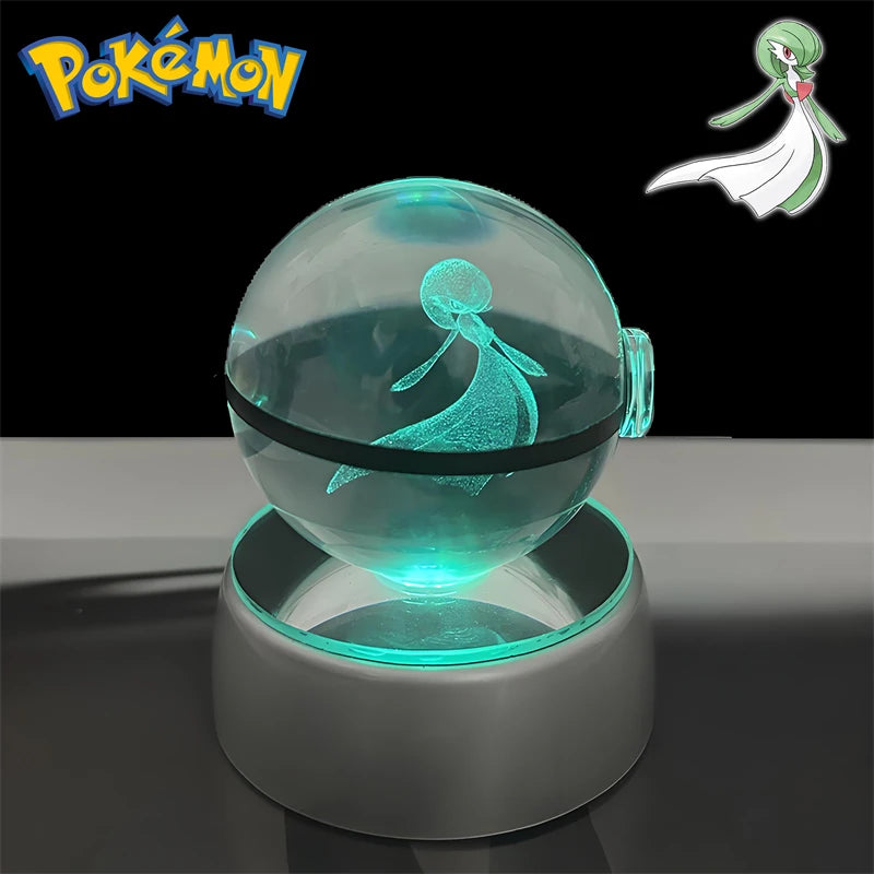 3D Pokémon Crystal Ball Night Light