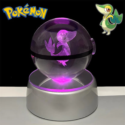 3D Pokémon Crystal Ball Night Light