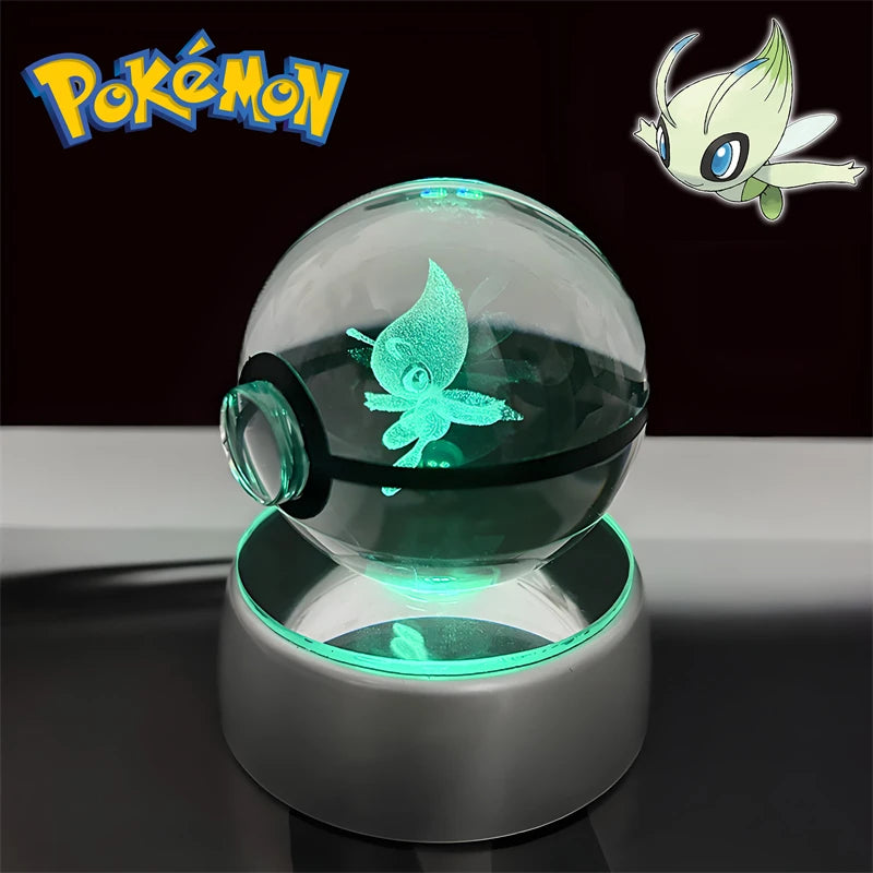 3D Pokémon Crystal Ball Night Light