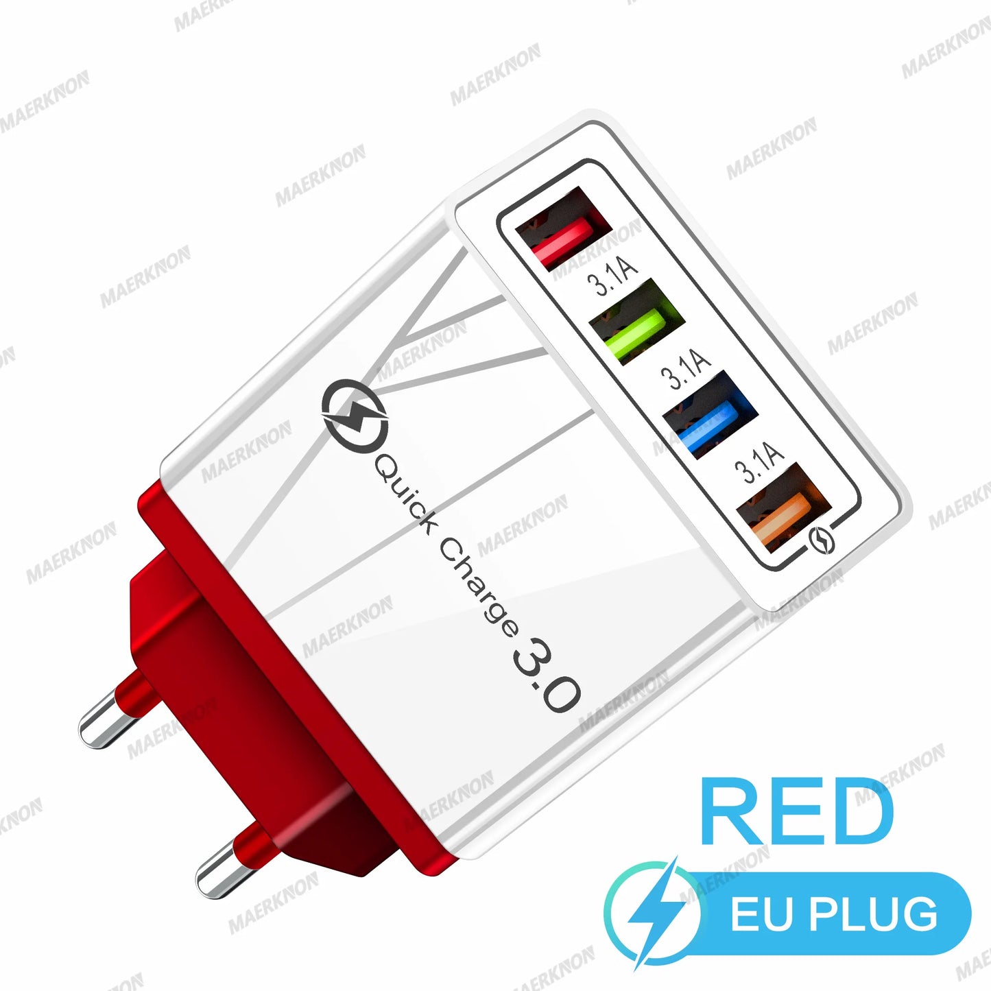 4-Port USB Fast Charger – Quick Charge 3.0 for All Devices