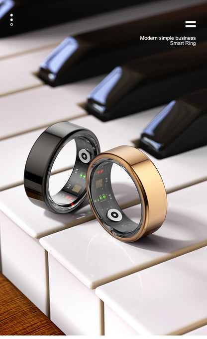 COLMI R02 Smart Ring – Military-Grade Titanium, 24/7 Health Monitoring, IP68 Waterproof