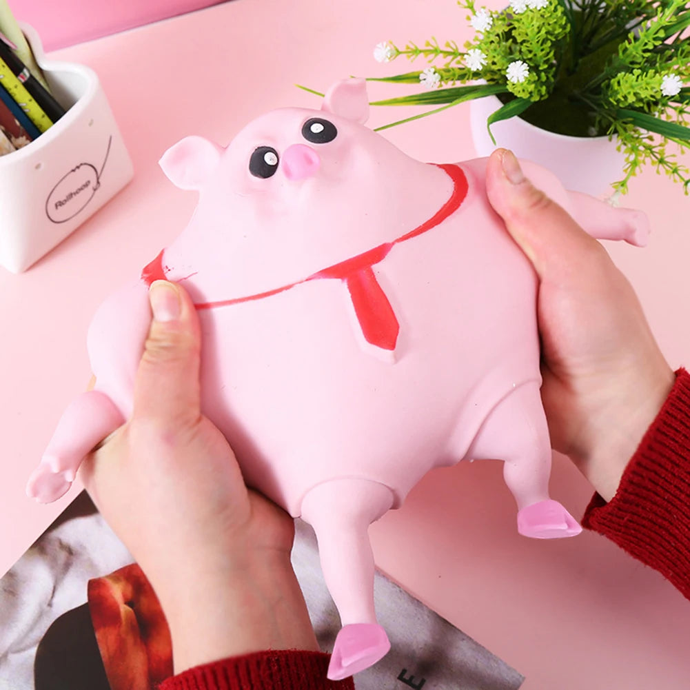 Squishy Pink Piggy🩷 | Rebound Stress Relief Toy for Kids & Adults