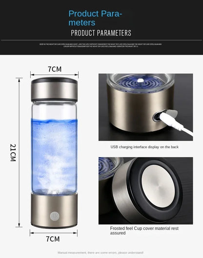 Hydrogen Glow 420ml Water Bottle