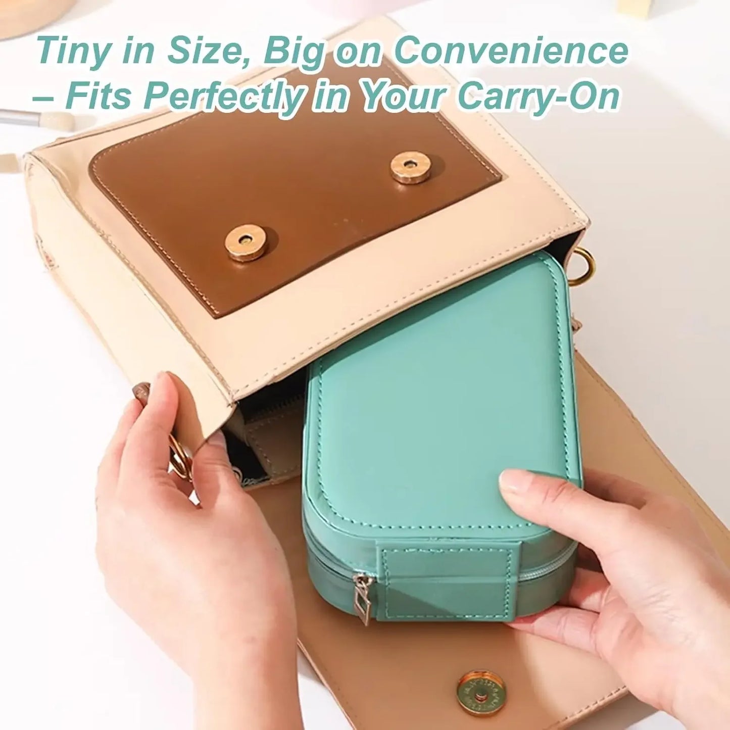 Mini LED Mirror Makeup Case