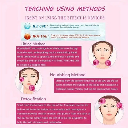 2-Piece Cooling Ice Globes for Face & Eyes