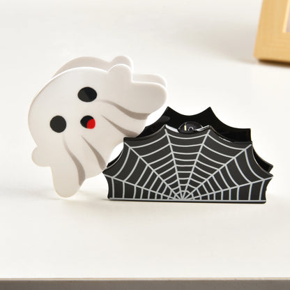 Ghost Bat Skull Hair Claw – Spooky-Cute Halloween Clip