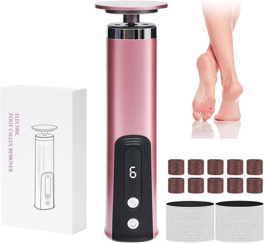 2-in-1 Electric Foot & Nail File – Rechargeable Callus Remover & Nail Polisher
