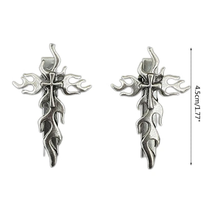 Punk Cross Skull Hair Clips - Halloween Special