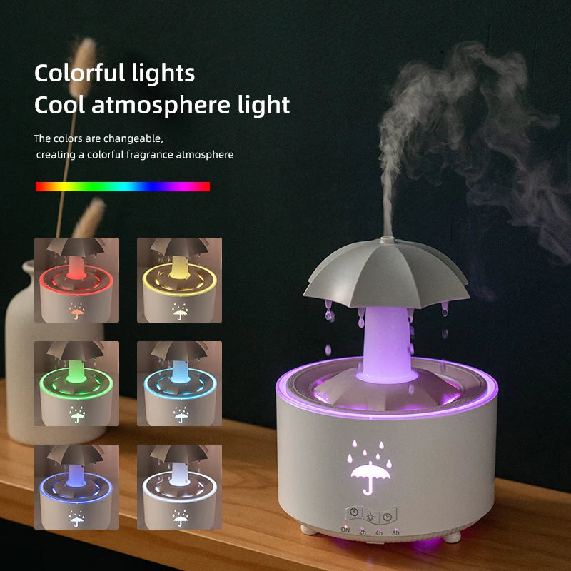 CloudRain Mist Diffuser – Raindrop Humidifier