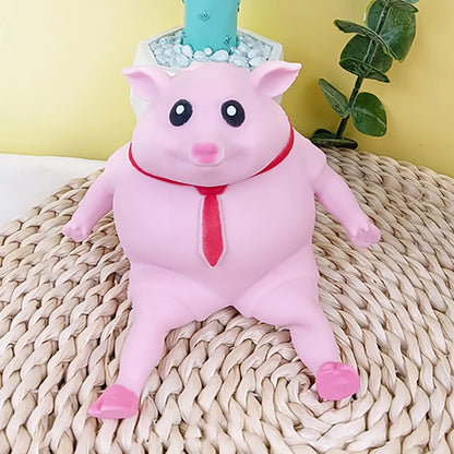 Squishy Pink Piggy🩷 | Rebound Stress Relief Toy for Kids & Adults