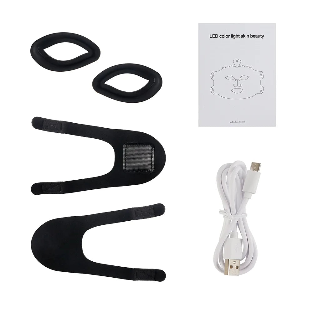 7-Color LED Face Mask – Wireless Red Light Therapy for Glowing & Youthful Skin