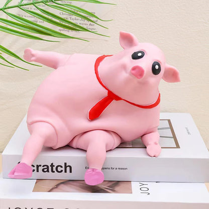 Squishy Pink Piggy🩷 | Rebound Stress Relief Toy for Kids & Adults