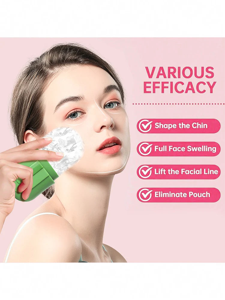 Ice Glow Contour Cube – Face & Eye De-Puffing Ice Roller
