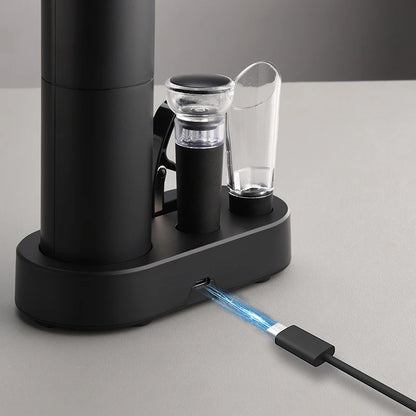 Electric Wine Opener Set with Charging Base