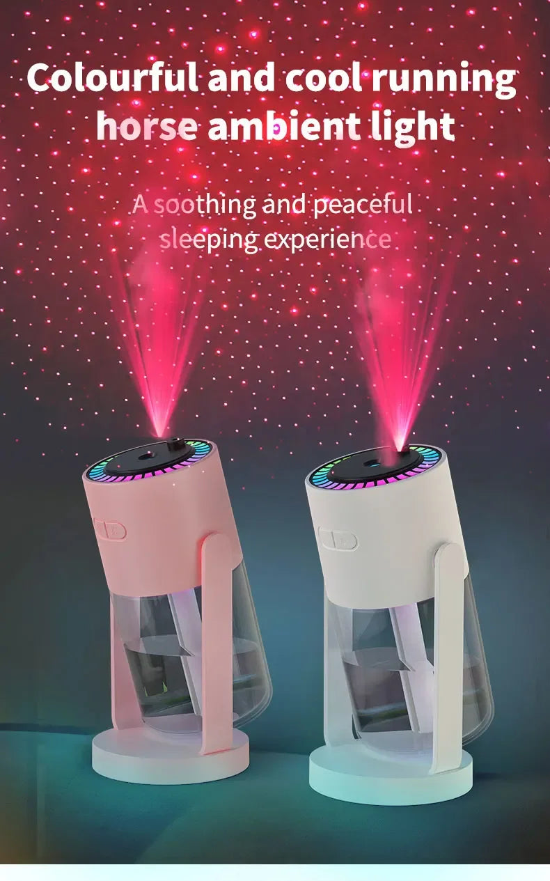 280ml Adjustable Mist Humidifier with Star Projection