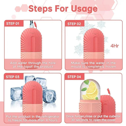 Cool Sculpt Ice Cube Face Roller – For Glow, Contour & Calm Skin