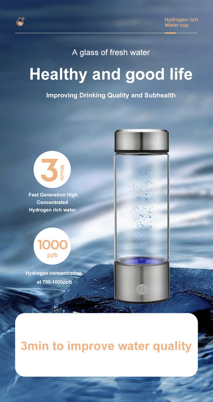 450ml Hydrogen Wellness Bottle