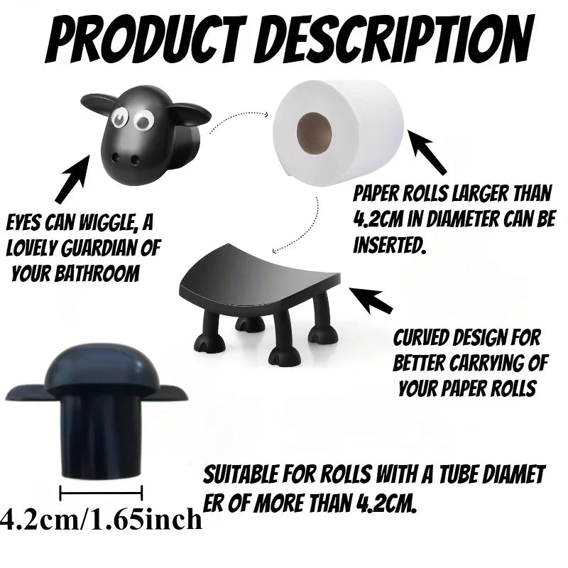 Chic Sheep Toilet Roll Holder