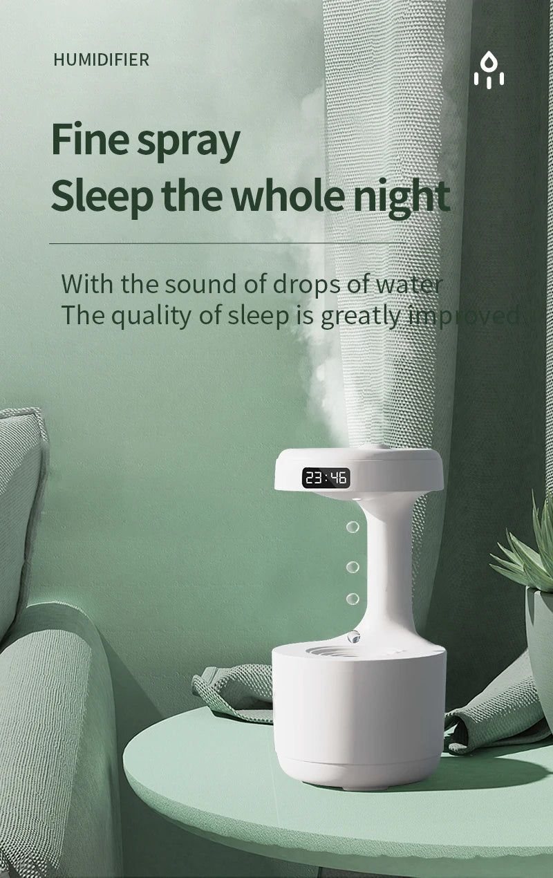 Anti-Gravity Silent Mist Humidifier