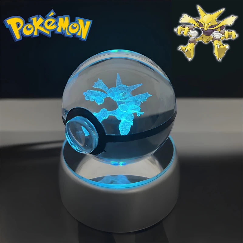 3D Pokémon Crystal Ball Night Light